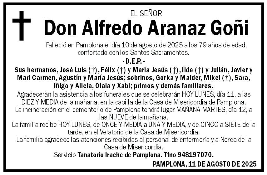 Alfredo Aranaz Goñi