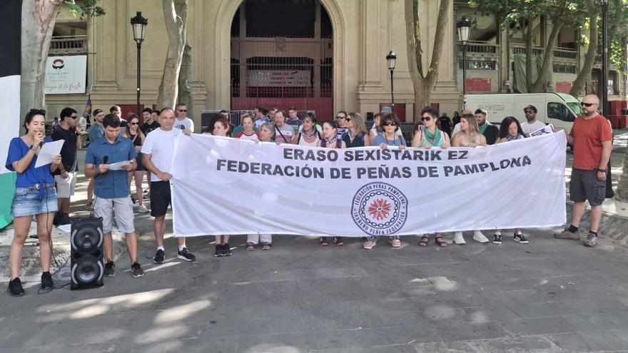 Las peñas de Pamplona llaman a unos Sanfermines "libres de agresiones sexistas"