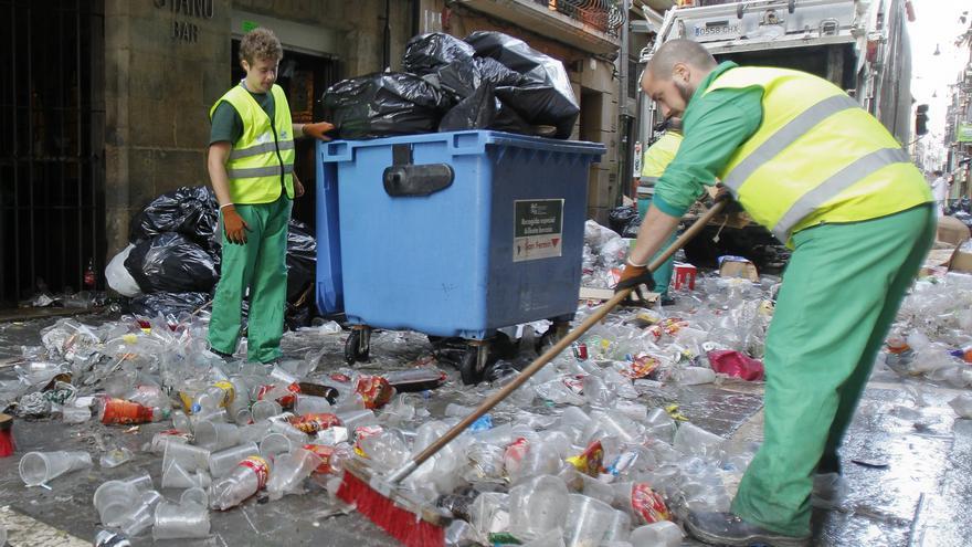 Los buzones de recogida neumática se retiran del Casco Viejo para Sanfermines