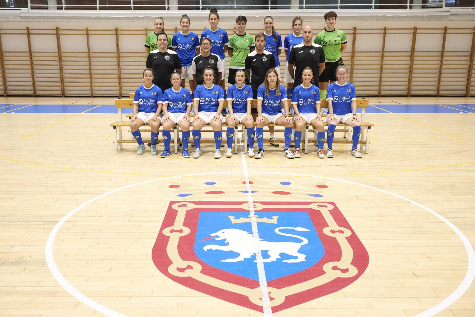 Fotos de la presentación del Txantrea de fútbol sala femenino