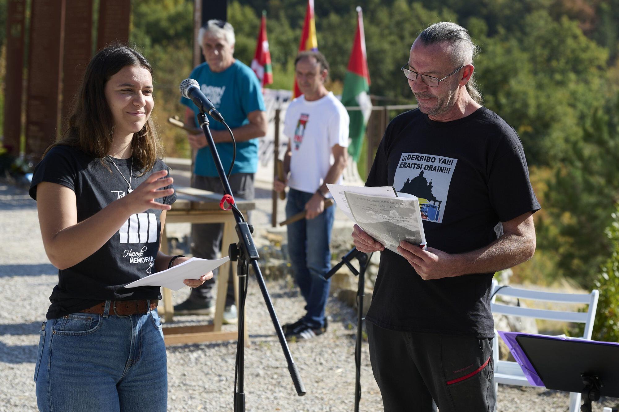 Homenaje anual en la Tejería de Monreal a las personas asesinadas en 1936