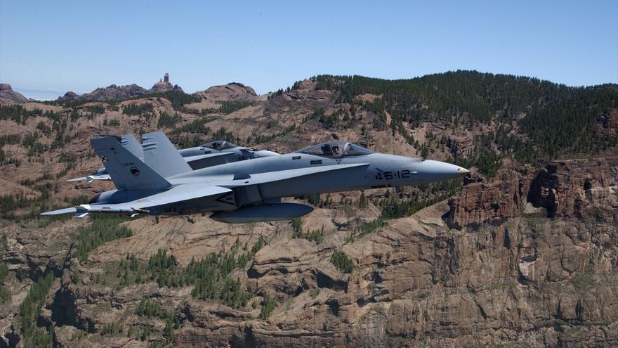 Dos F-18 estadounidenses se estrellan tras colisionar en pleno vuelo durante una exhibición en Idaho (EEUU)