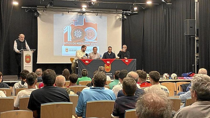 Coloquio futbolero por el centenario del River Ega de Andosilla