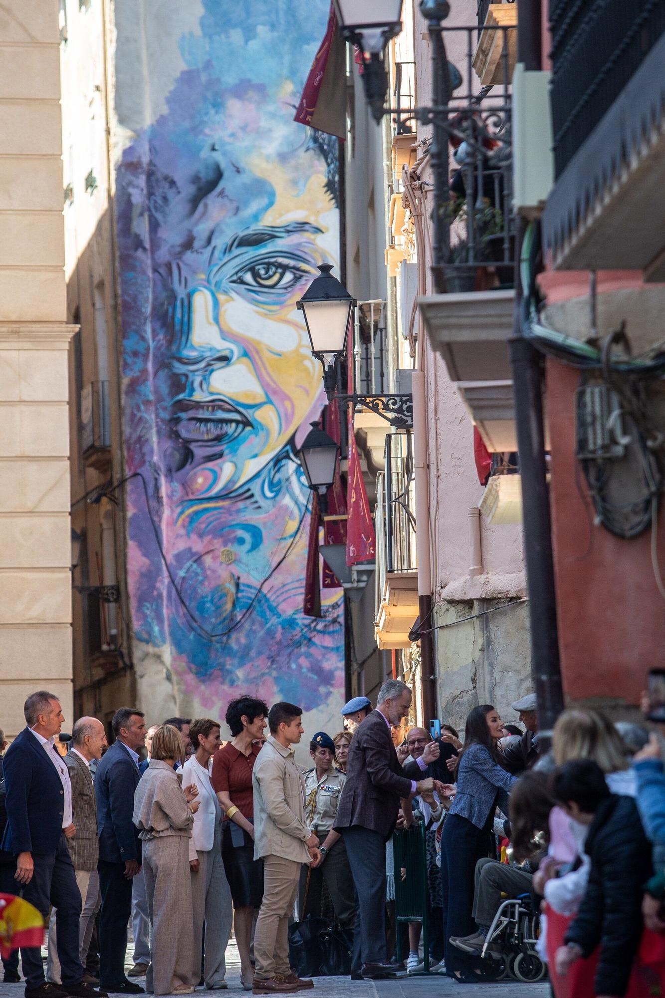Fotos de la visita de los Reyes a Olite y Tudela