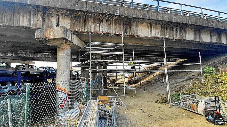Obras Públicas inicia la adecuación del puente de la PA-34 en Berriozar