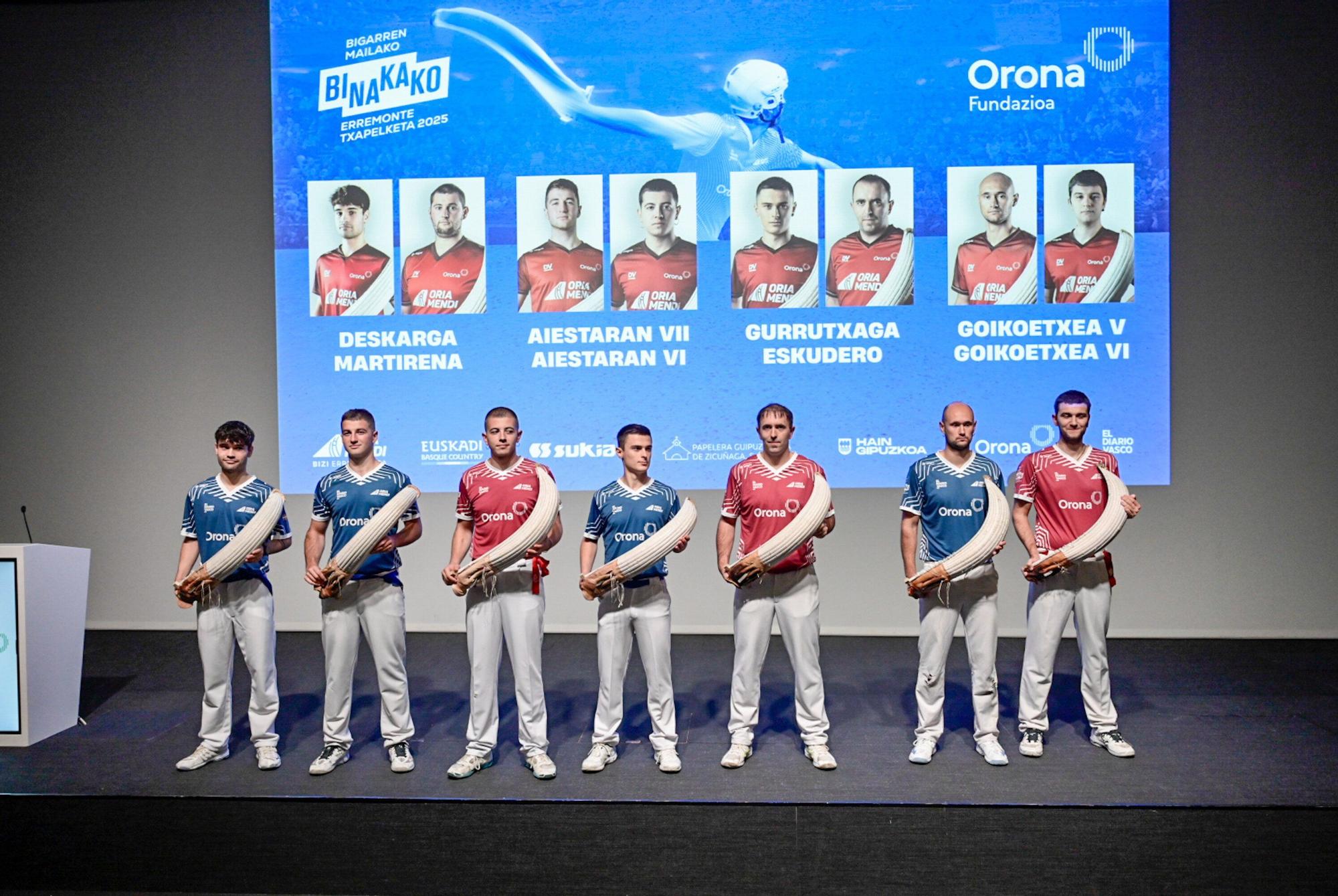 Presentación del Campeonato de Parejas de remonte de Oriamendi.