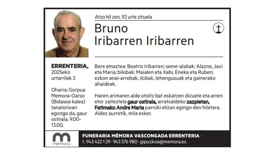 Bruno Iribarren Iribarren