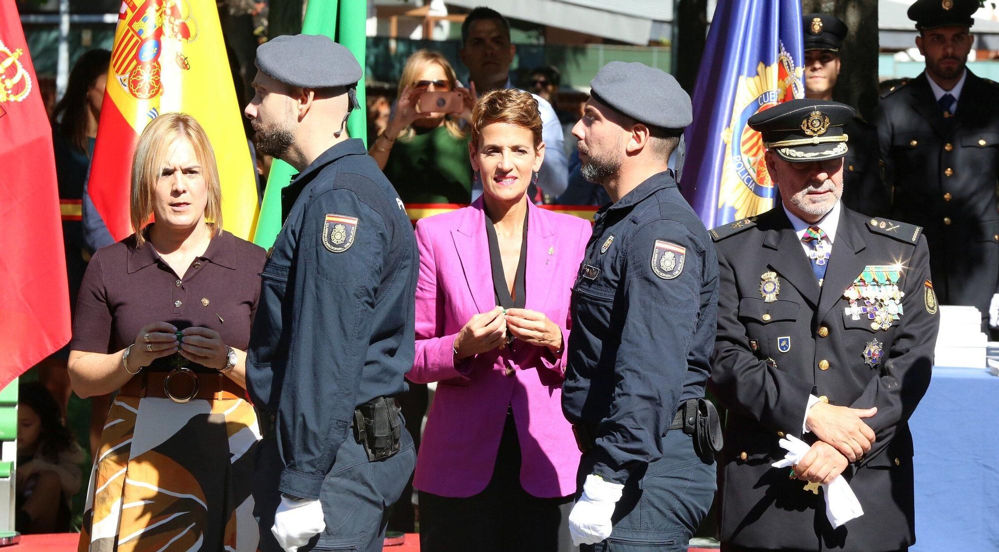 Fotos de la celebración del patrón de la Policía Nacional en Pamplona