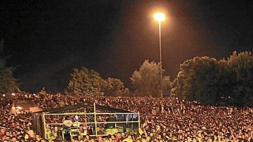Un concierto en los Fueros en los Sanfermines de 2011.
