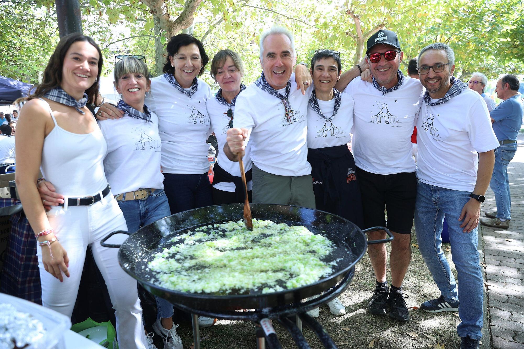 Fotos de la paellada de Huarte