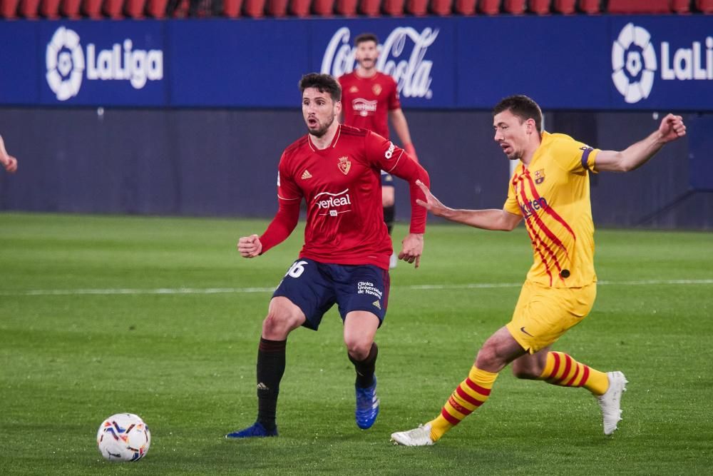 Imágenes del partido Osasuna-Barcelona