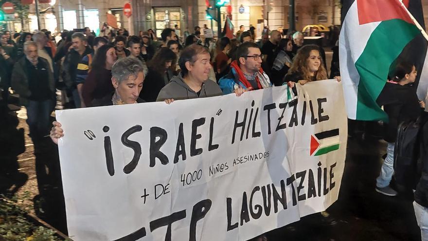 Marcha en Bilbao contra el &quot;genocidio&quot; de Israel sobre Palestina