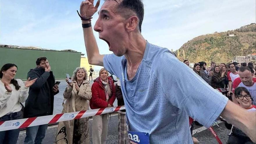 El corredor Alex Roca y su emotivo mensaje tras correr la Behobia-San Sebastián