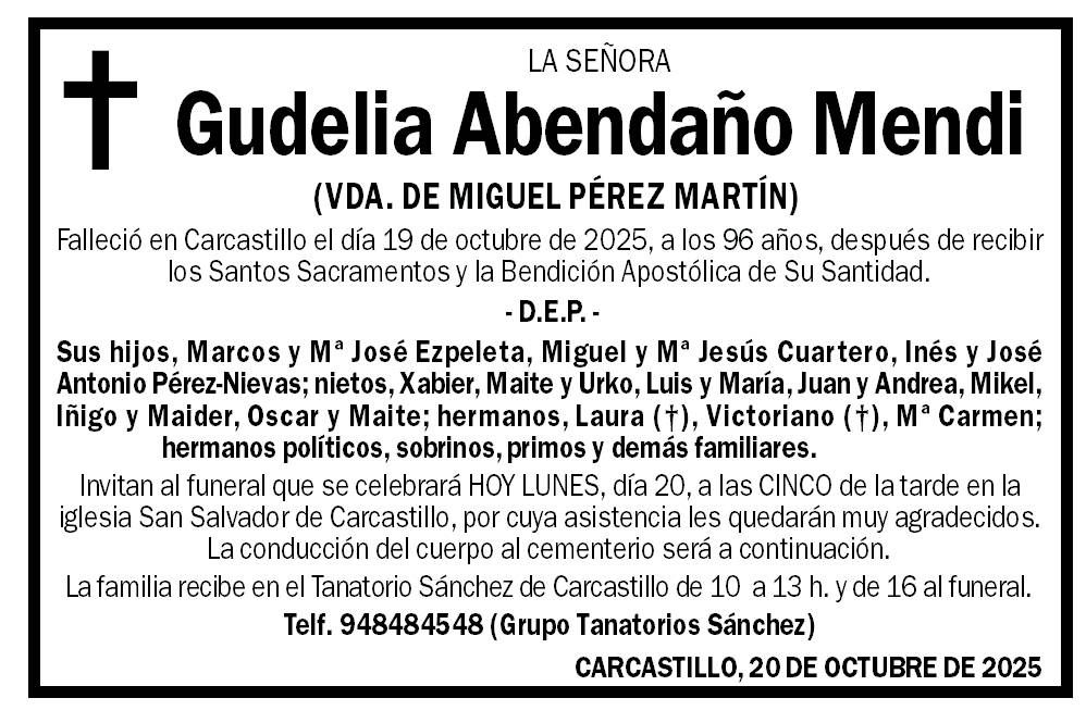 Gudelia Abendaño Mendi
