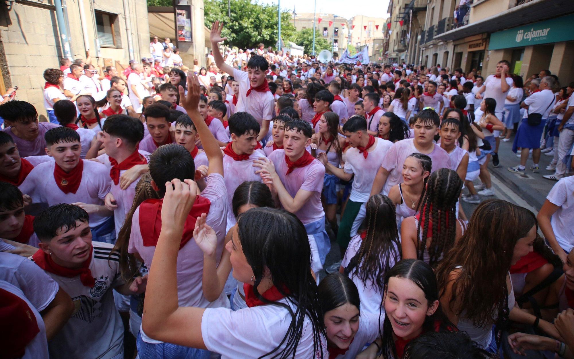 Fotos del chupinazo de Tafalla