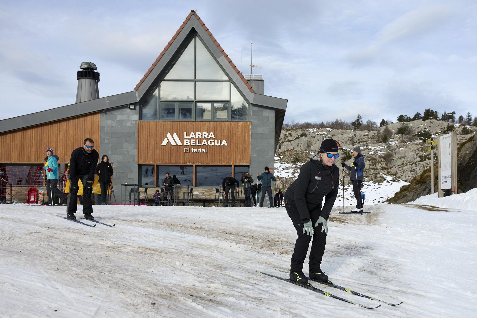 Día de nieve en Belagua