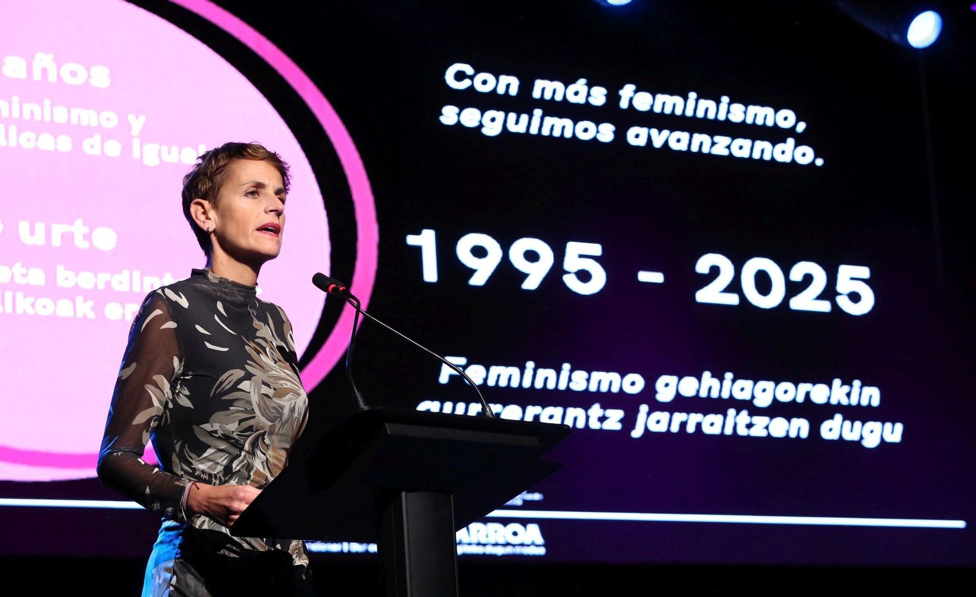 Imágenes de la celebración del 30º aniversario del Instituto Navarro para la Igualdad