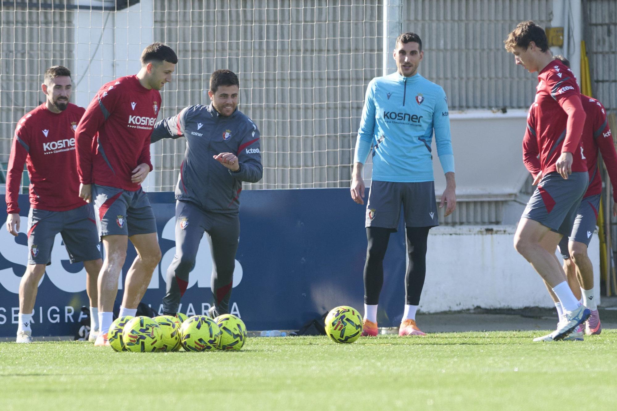 Fotos del entrenamiento de Osasuna (domingo 9 de noviembre)