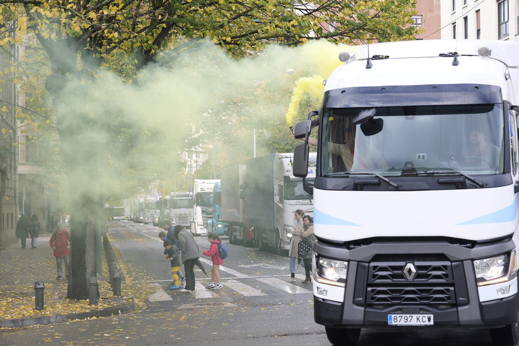 Fotos de la camionada en Pamplona (sábado 8 de noviembre de 2025)