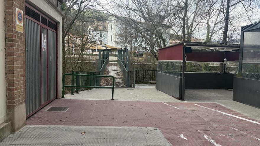 Sin solución para la pasarela que cruza el Ega hacia San Jerónimo en Estella