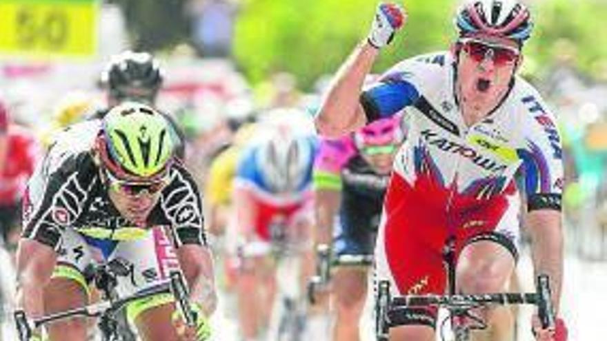 Kristoff acaba con la racha de Sagan