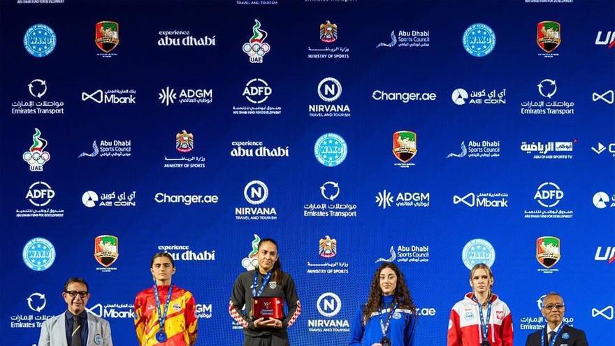 Izaro Blanco subcampeona mundial de kickboxing WAKO en Abu Dabi