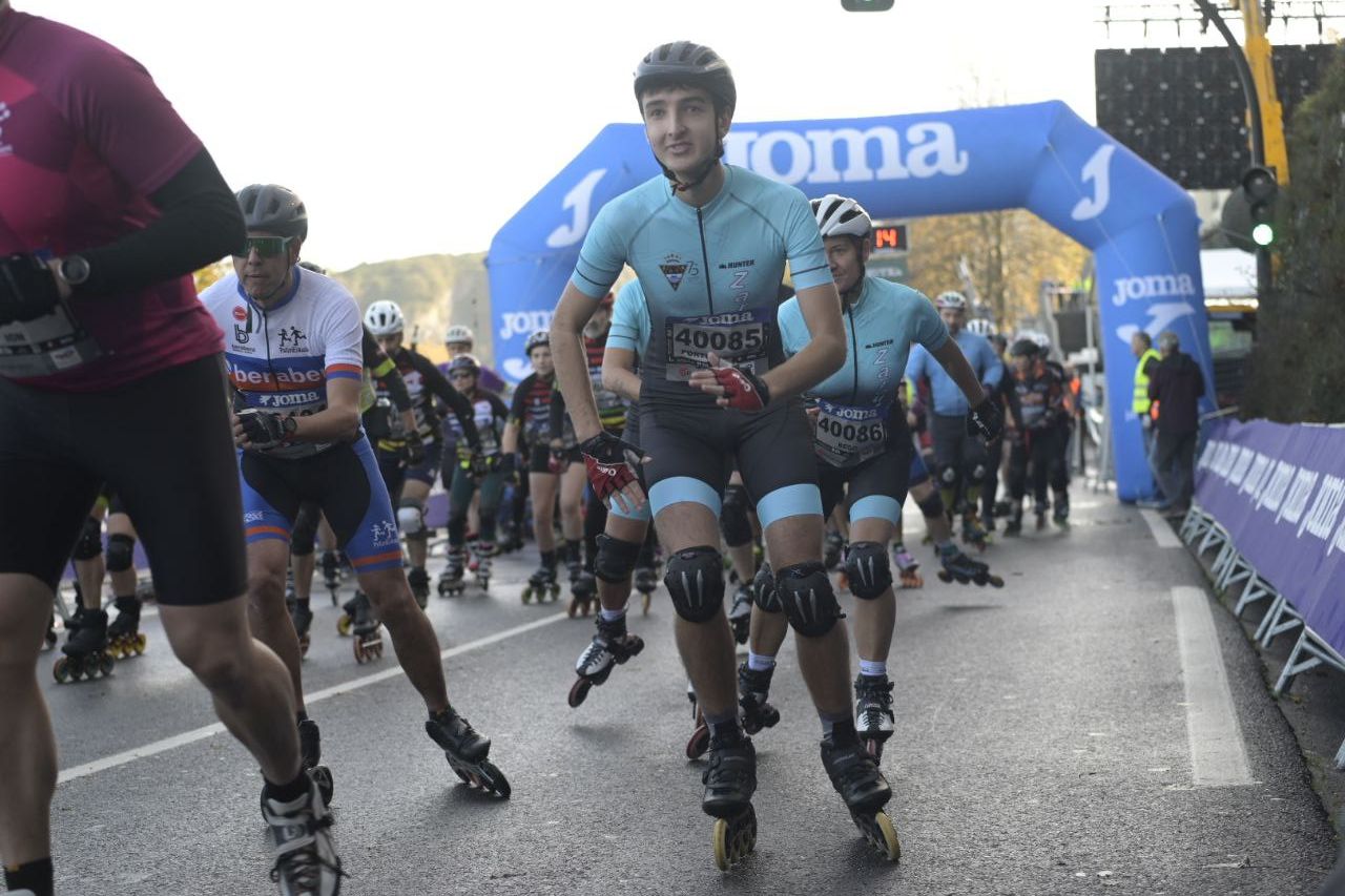 Ilusión y concentración en la salida de la Behobia-San Sebastián