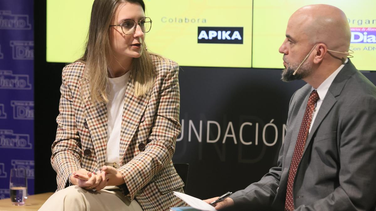 María Nanclares, concejala delegada del Departamento de Promoción Económica, Empleo, Comercio y Turismo del Ayuntamiento de Vitoria-Gasteiz