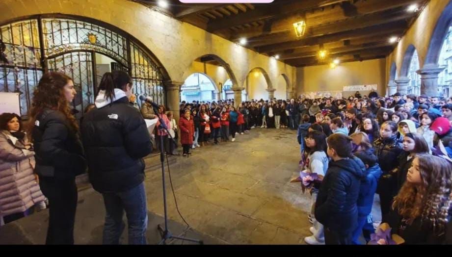 El 25N se deja sentir en la Merindad de Sangüesa, desde el Pirineo, Prepirineo hasta Sangüesa y Cáseda