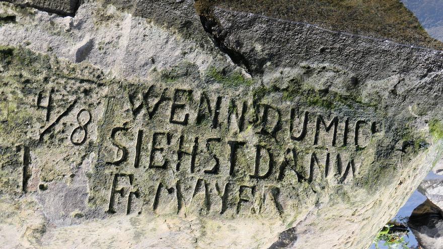 “Si me ves, llora”: la sequía en Alemania deja al descubierto centenarias ‘Piedras del hambre’