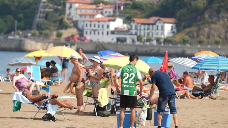 Mucho calor y viento sur para despedir el verano: temperaturas de hasta 35 grados en Bizkaia