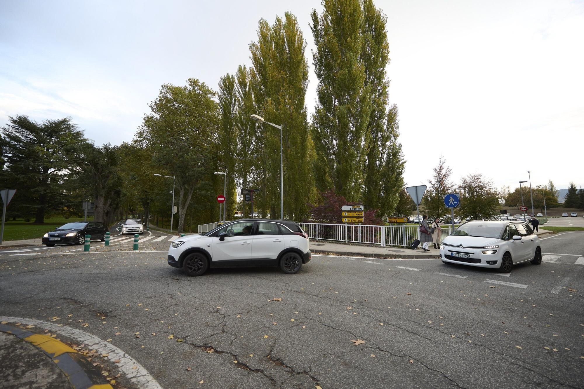Reapertura de la carretera de la Universidad de Navarra