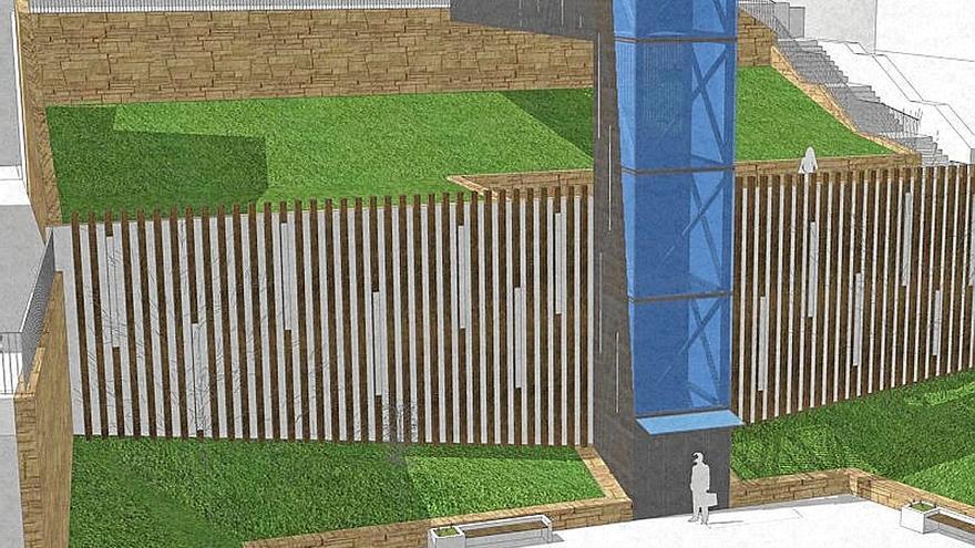 Eibar adjudicará este mes las obras del primer ascensor de Mekola