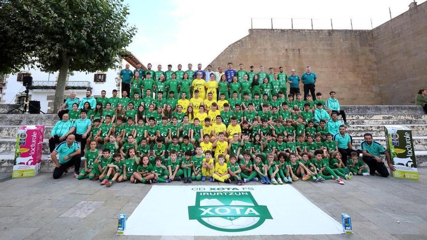 El Xota saca músculo en su encuentro con su cantera