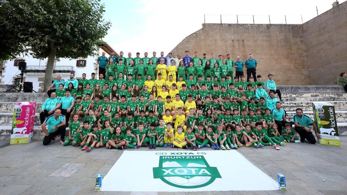 El Xota saca músculo en su encuentro con su cantera.
