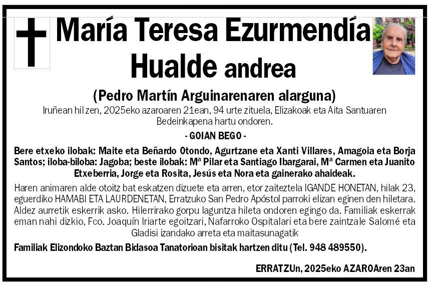 María Teresa Ezurmendía Hualde