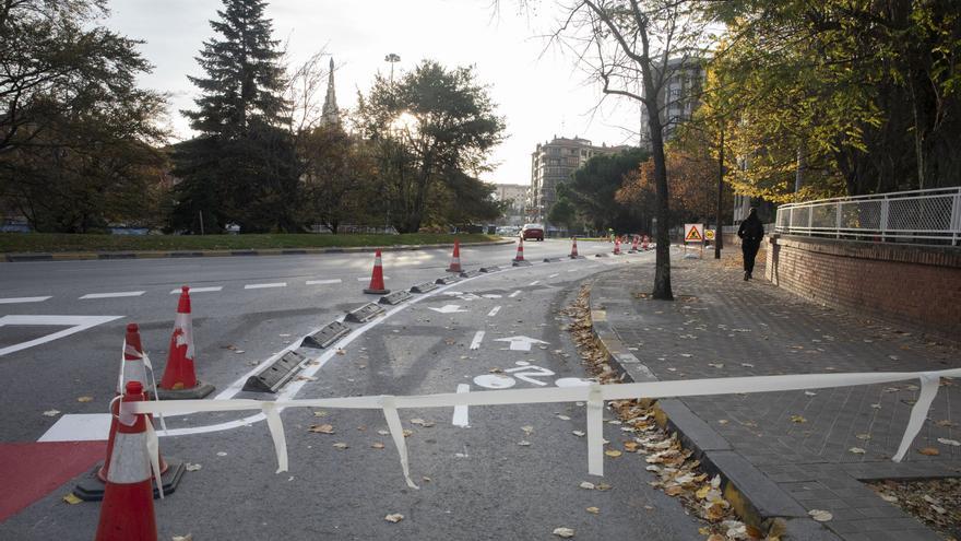 Obras, calles cortadas y restricciones de tráfico hoy en Pamplona