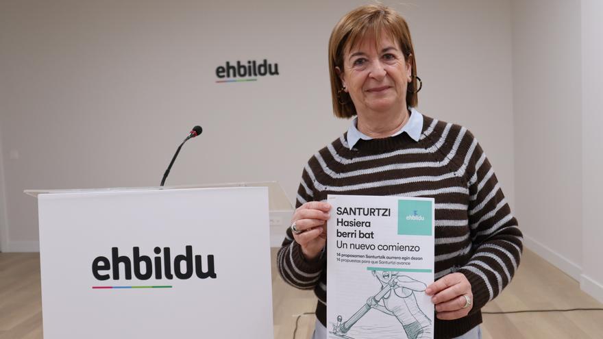 EH Bildu presenta a Miren Matanzas como candidata a la Alcaldía de Santurtzi