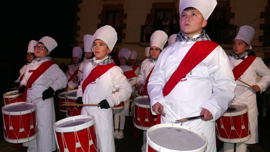 Los redobles de tambor  vuelven por San Saastin en Lakuntza