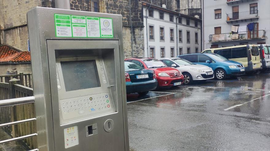 Las zonas de estacionamiento gratuito TAO de Azkoitia retoman la actividad tras las vacaciones de agosto