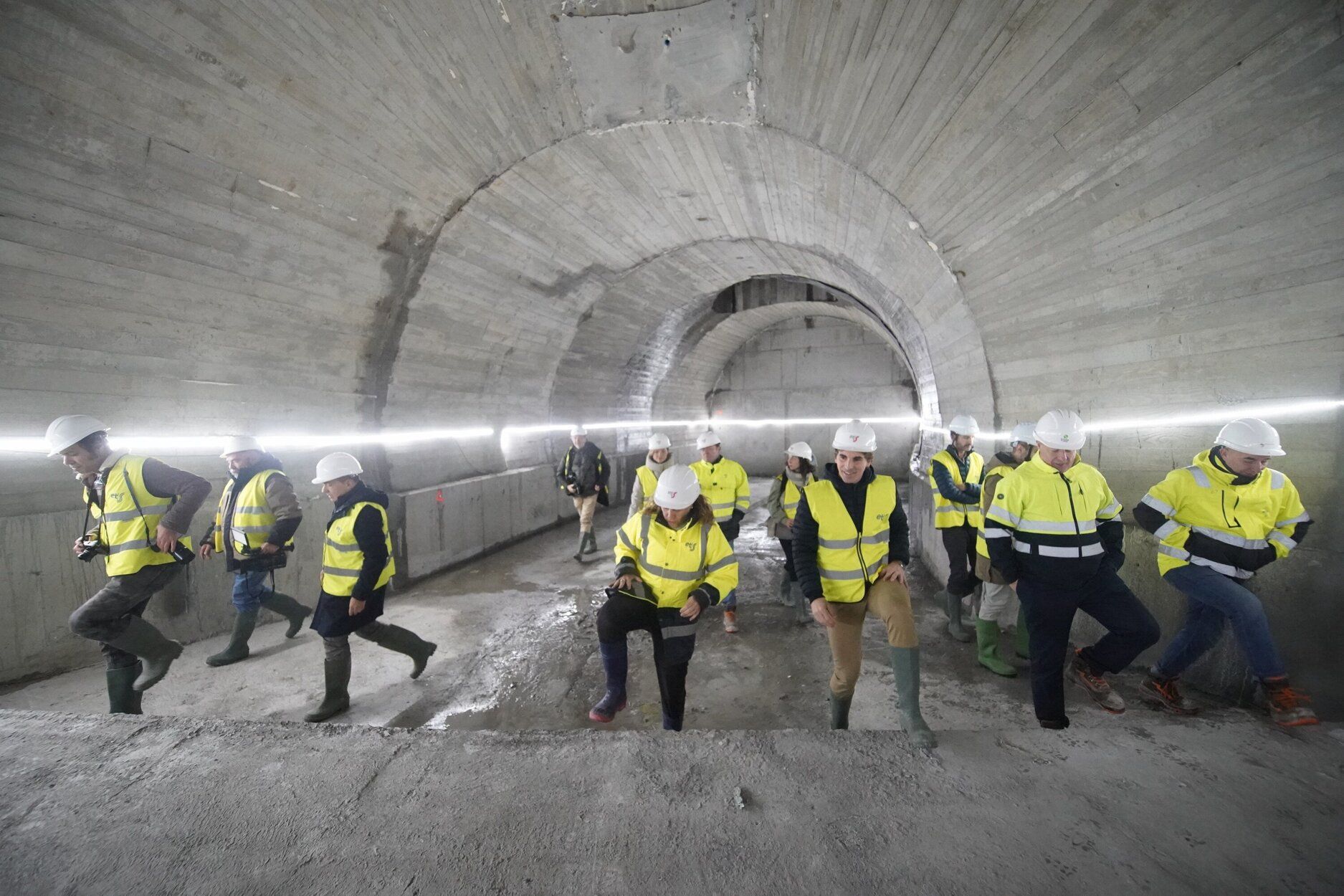 Avance de las obras en la nueva estación Centro-Concha del Topo