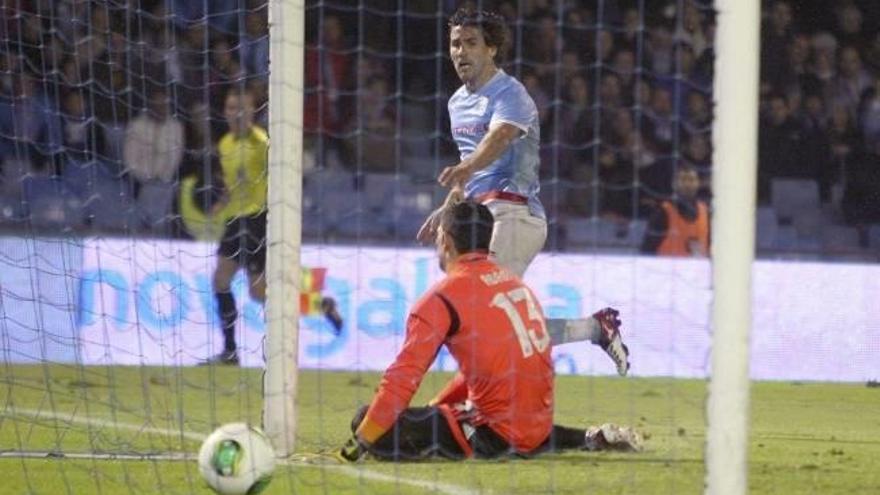 Bermejo, que cumple su segunda temporada en el Celta, ha militado ya en trece equipos.