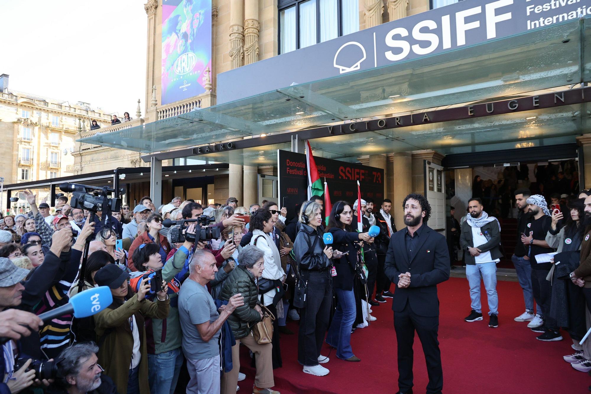 La voz de Hind Rajab | Fotos de la marcha en apoyo a Palestina en Donostia - San Sebastián