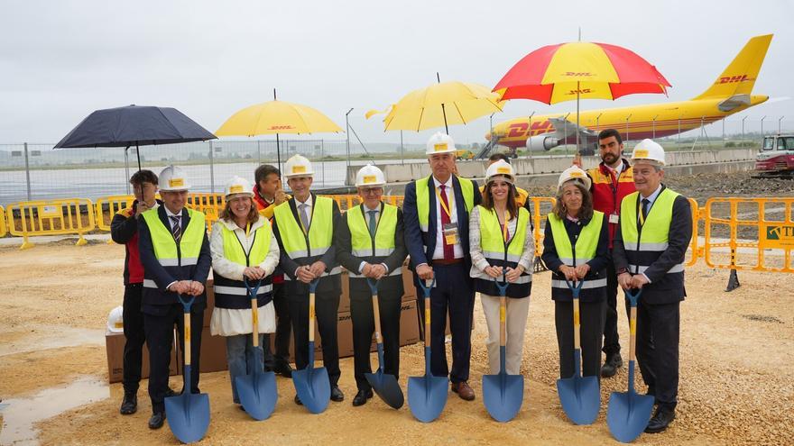DHL coloca en Foronda la primera piedra de su segundo hangar de mantenimiento más importante de Europa