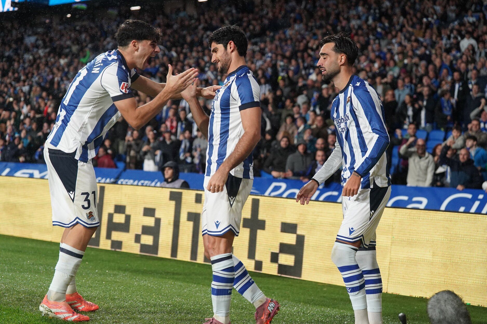 Las mejores imágenes del partido entre la Real y el Athletic