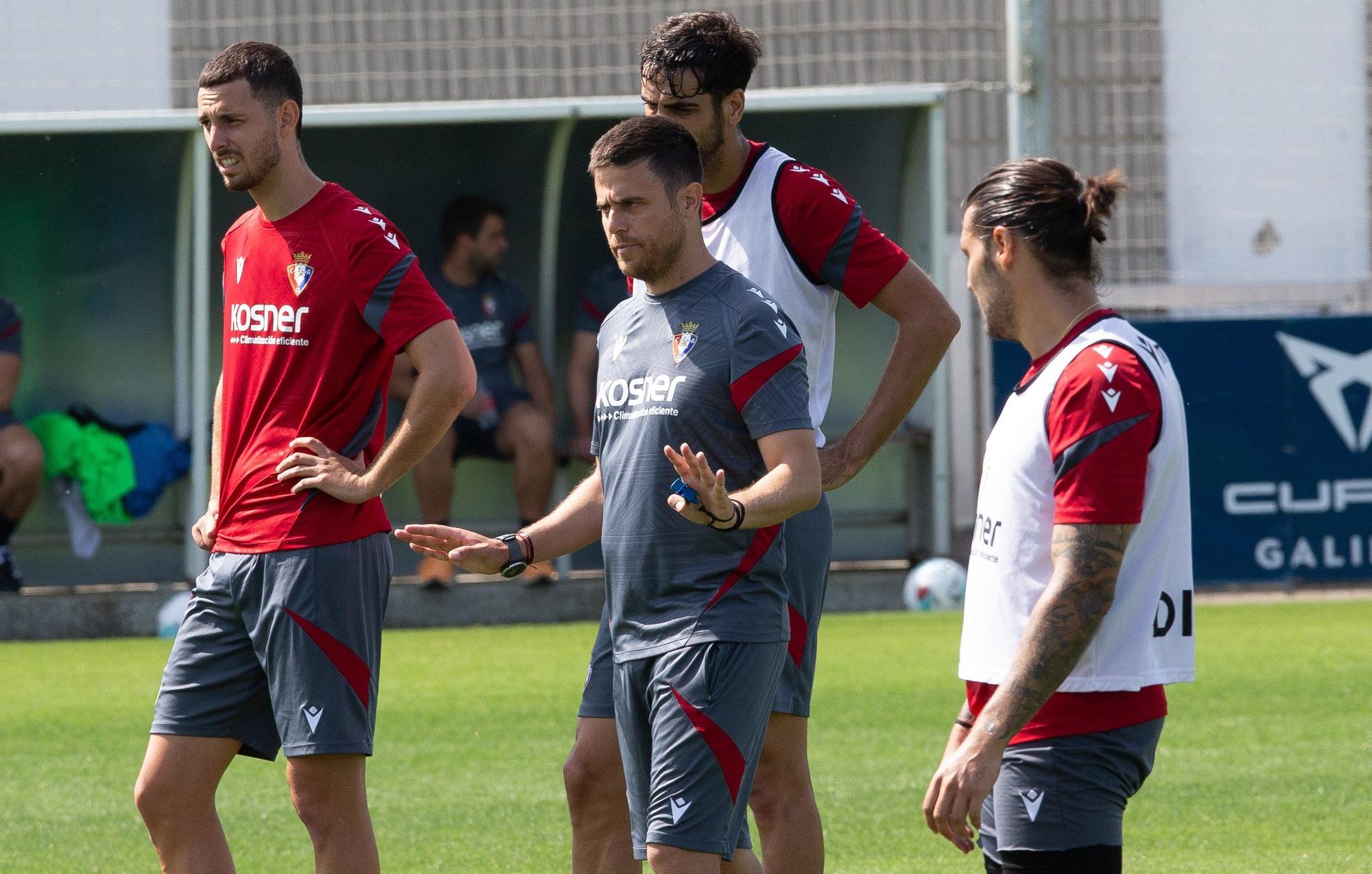 Fotos del entrenamiento de Osasuna en Tajonar del lunes 4 de agosto