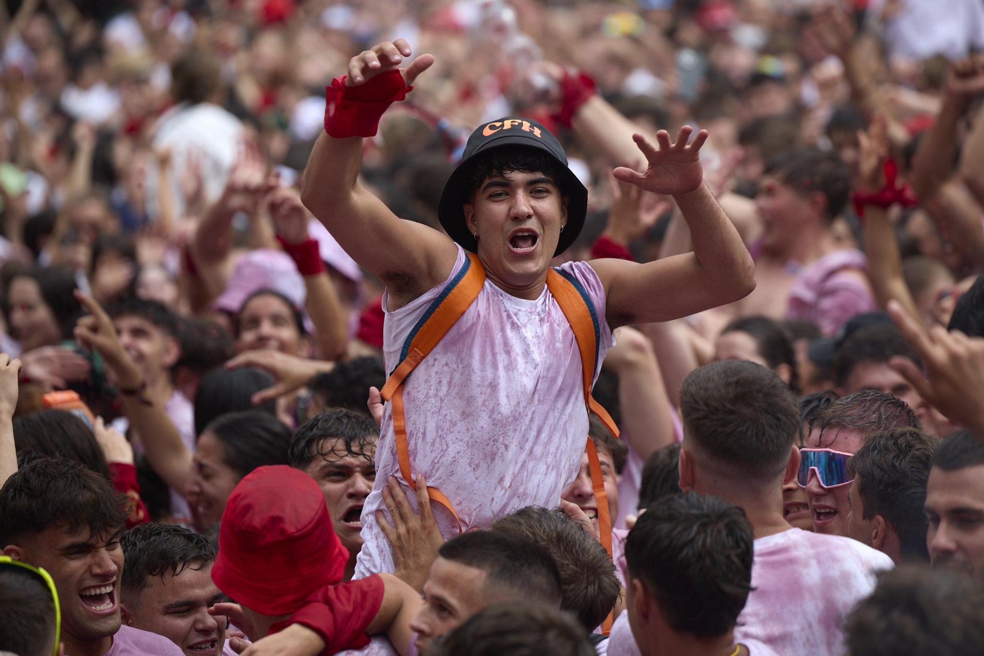 Fotos del cohete de las fiestas de Tudela 2025