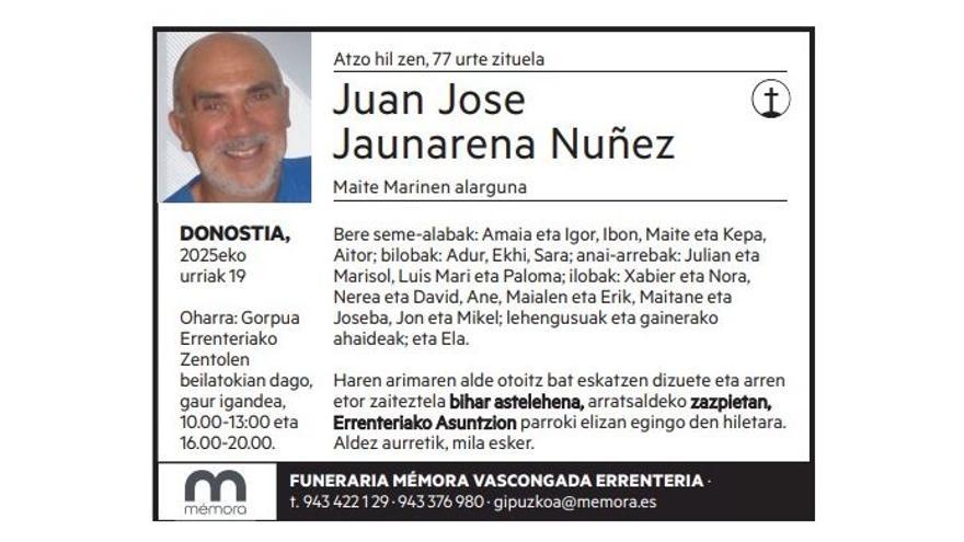Juan Jose Jaunarena Nuñez
