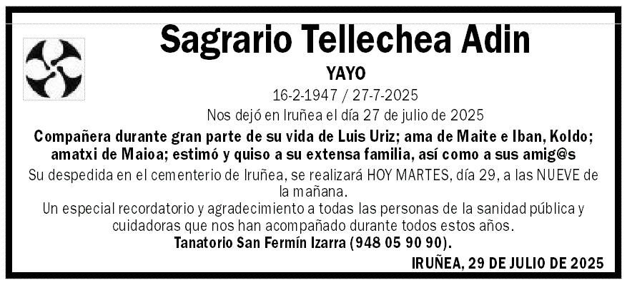 Sagrario Tellechea Adin