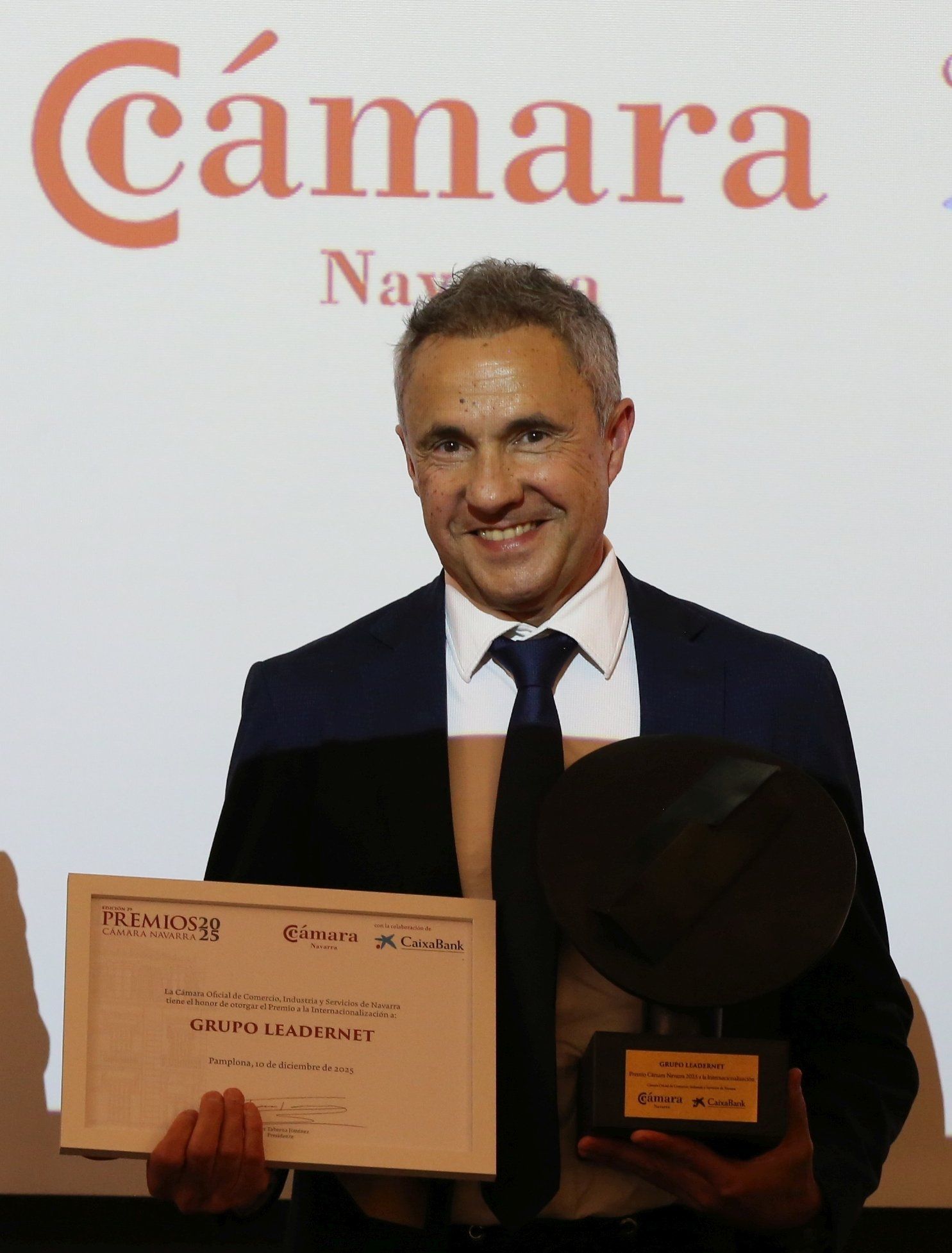Fotos de la entrega de los Premios Cámara Navarra 2025